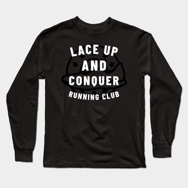 Lace And Conquer Running Long Sleeve T-Shirt by TheFireInsideTeeShop